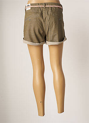 Short finition revers taille basse vert RAGWEAR femme