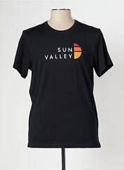 T-shirt noir SUN VALLEY pour homme seconde vue