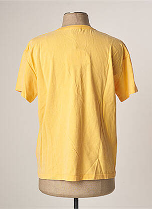 T-shirt coupe droite manches courtes jaune FRENCH DISORDER femme