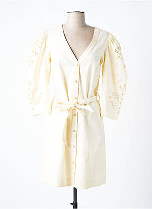 Robe courte beige SCOTCH & SODA pour femme