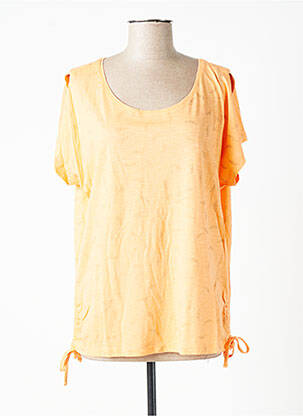 T-shirt orange CECIL pour femme