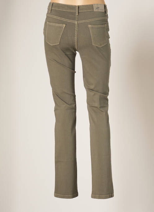 Pantalon slim vert WALTRON pour femme