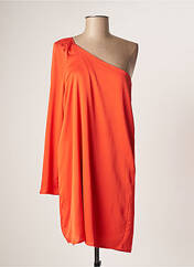 Robe courte orange VERO MODA pour femme seconde vue