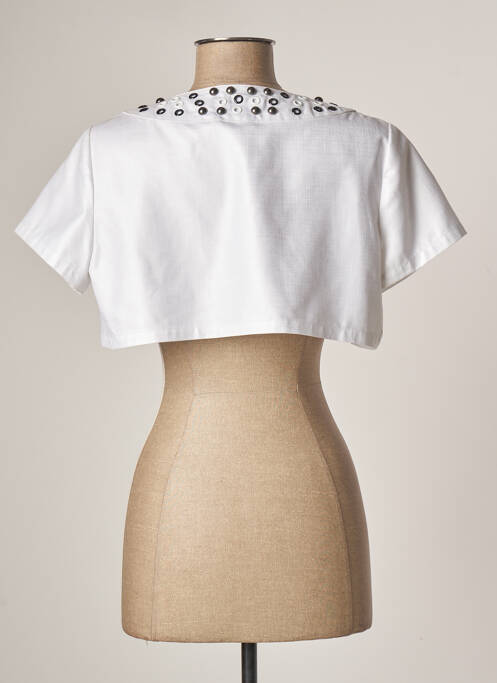 Boléro col rond blanc ZAPA femme