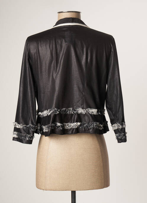 Veste casual noir O.K.S pour femme