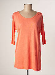 T-shirt orange VERO MODA pour femme seconde vue