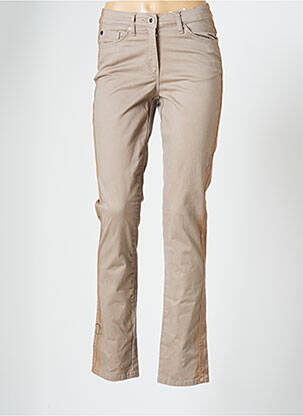 Pantalon slim stretch taille normale beige CECIL femme