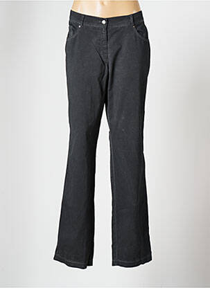 Pantalon droit stretch taille normale gris O.K.S femme