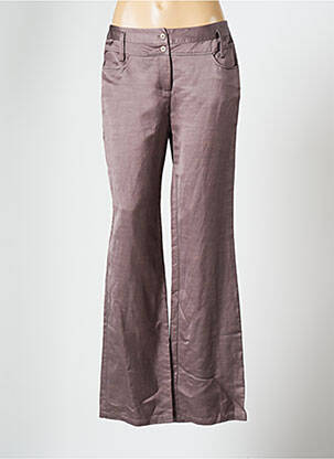 Pantalon large marron ZAPA pour femme