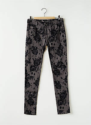 Pantalon slim stretch taille normale gris SINEQUANONE femme
