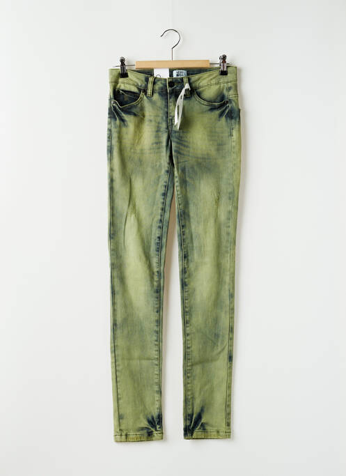 Jeans coupe slim vert VERO MODA pour femme