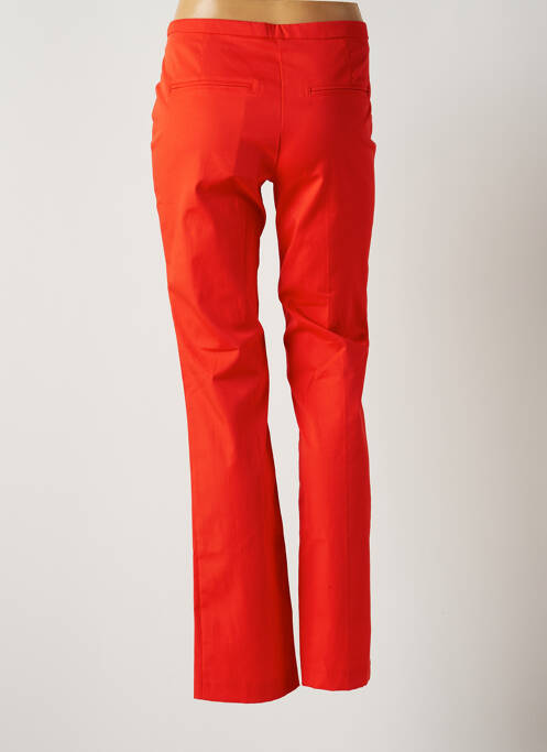 Pantalon chino orange VERO MODA pour femme