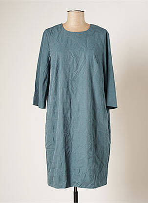 Robe mi-longue manches 3/4 manches 3/4 bleu NOA NOA femme