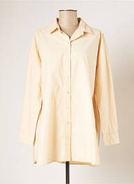 Tunique manches longues col chemisier beige TWO DANES femme