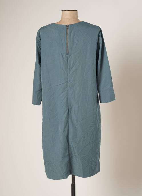 Robe mi-longue manches 3/4 manches 3/4 bleu NOA NOA femme