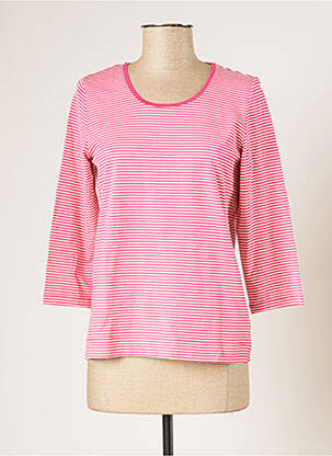T-shirt stretch manches 3/4 rose TWO DANES femme