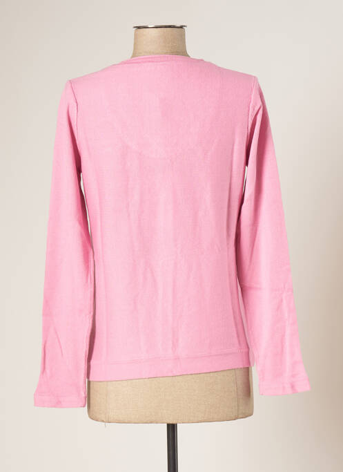 Gilet manches longues rose MISTRAL pour femme