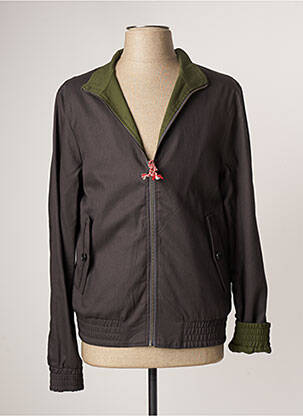 Veste casual poignets poignets élastiqués gris WHITE STUFF homme