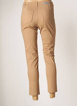 Pantalon 7/8 taille haute taille haute beige LA FIANCEE DU MEKONG femme