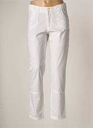 Pantalon droit blanc GOUBI pour femme