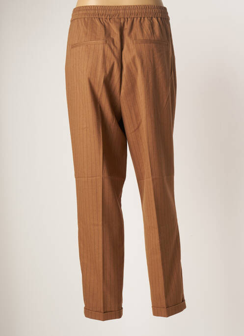 Pantalon chino marron KAFFE pour femme