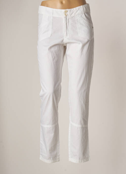 Pantalon droit blanc GOUBI pour femme