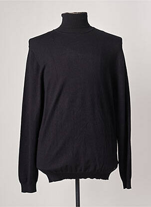 Pull col roulé noir SORBINO pour homme