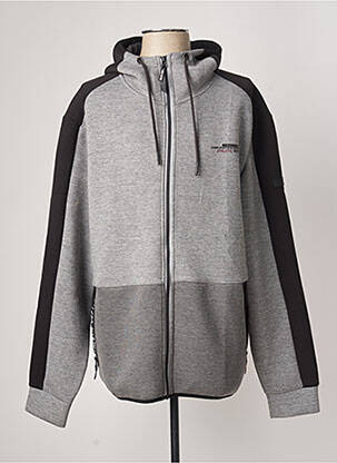Veste casual gris HERO BY JOHN MEDOOX pour homme