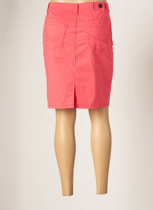 Jupe mi-longue rose S.QUISE pour femme