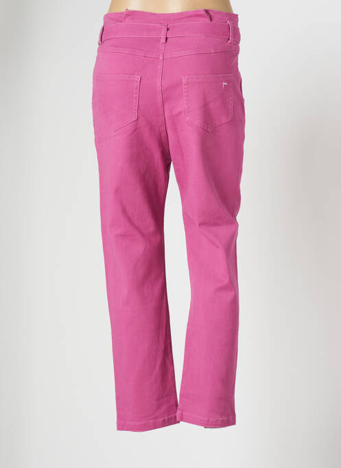 Pantalon 7/8 violet GRACE & MILA pour femme