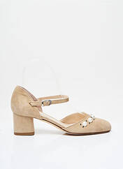 Sandales/Nu pieds beige CRISTINA MILLOTTI pour femme seconde vue