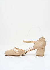 Sandales/Nu pieds beige CRISTINA MILLOTTI pour femme seconde vue