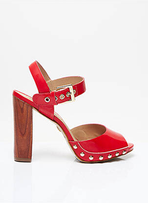 Sandales/Nu pieds rouge JORGE BISCHOFF pour femme