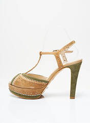 Sandales/Nu pieds vert LODI pour femme seconde vue