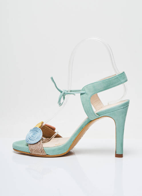 Sandales/Nu pieds vert LODI pour femme