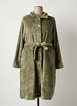 Robe de chambre vert BARANDI pour femme