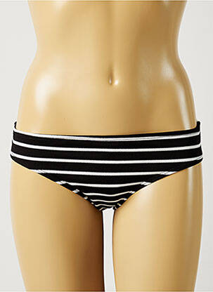 Bas de maillot de bain tissage texturé culotte noir SASSA femme