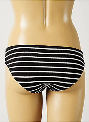 Bas de maillot de bain tissage texturé culotte noir SASSA femme