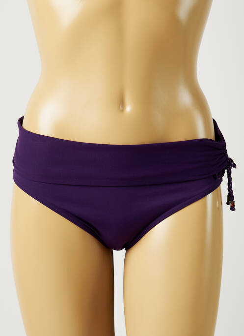 Bas de maillot de bain violet MAISON LEJABY pour femme