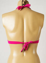 Haut de maillot de bain rose ANTIGEL pour femme seconde vue