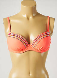 Haut de maillot de bain stretch haut soutien-gorge moulé rose MARIE JO femme