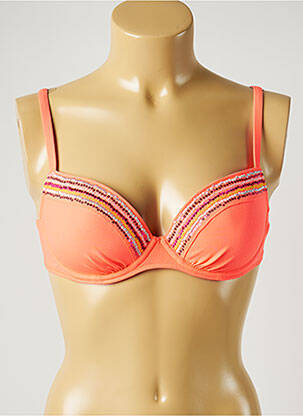 Haut de maillot de bain stretch haut soutien-gorge moulé rose MARIE JO femme
