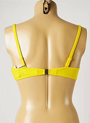 Haut de maillot de bain stretch haut soutien-gorge emboitant jaune MARIE JO femme