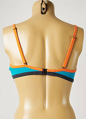 Haut de maillot de bain stretch haut triangles bleu OLYMPIA femme