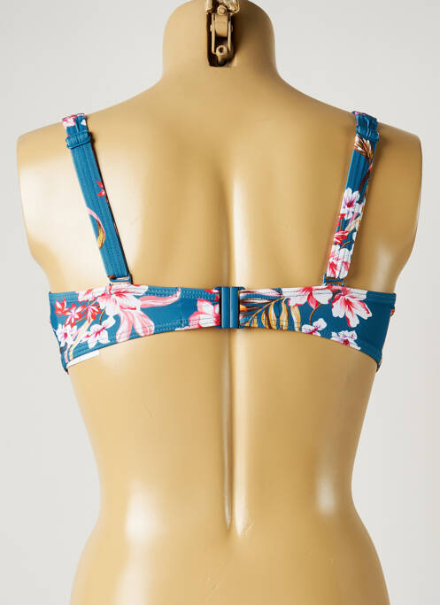 Haut de maillot de bain bleu OLYMPIA pour femme