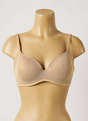 Soutien-gorge haut soutien-gorge moulé haut soutien-gorge moulé beige GEMMA femme
