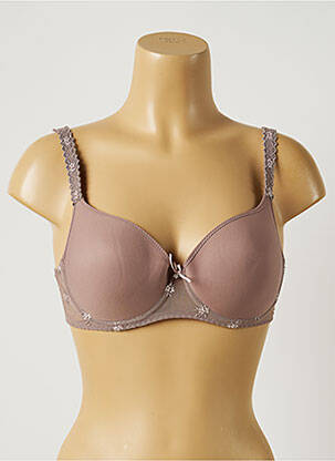 Soutien-gorge haut soutien-gorge moulé haut soutien-gorge moulé gris LOUISA BRACQ femme