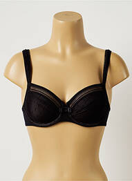 Soutien-gorge tissage tulle noir ROSA FAIA femme