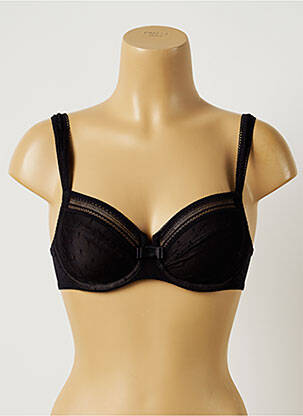 Soutien-gorge tissage tulle noir ROSA FAIA femme