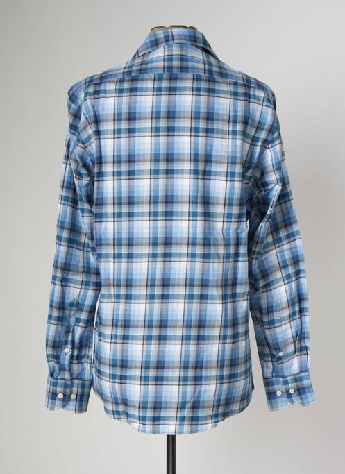 Chemise manches longues bleu MARVELIS pour homme